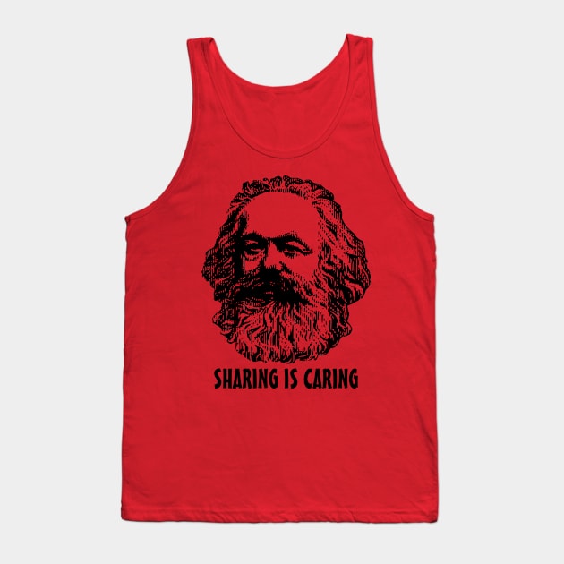 Sharing is Caring Tank Top by Creationary